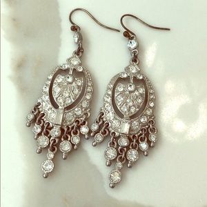 Ann Taylor vintage style rhinestone earrings